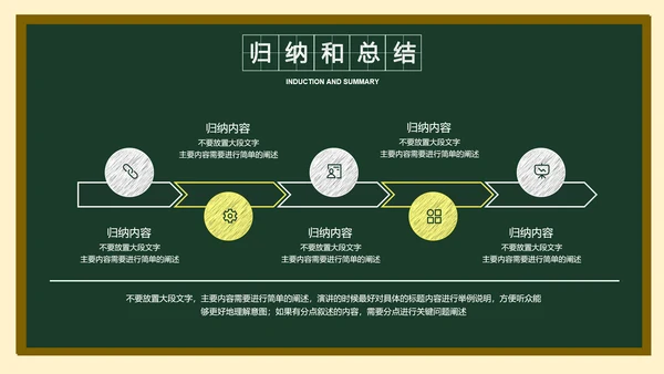 墨绿色简约黑板风答辩PPT演示模板