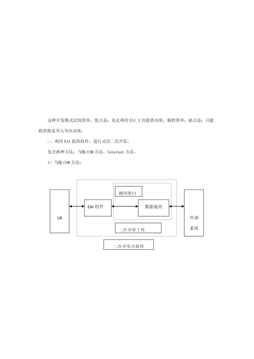 用友财务与HIS接口专项方案.docx