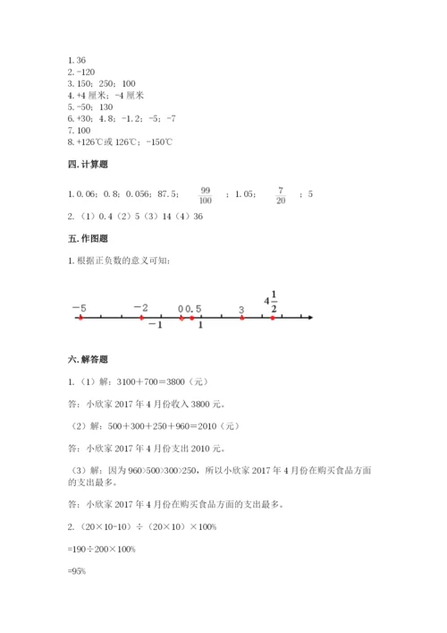 北师大版小学六年级下册数学期末检测试题（各地真题）.docx