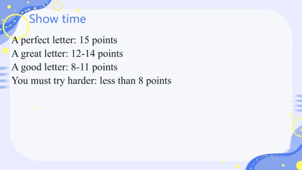 Unit 3 Section B Writing 课件（人教九年级Unit 3 Could you 