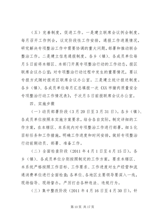 肉品质量安全专项整治活动方案.docx