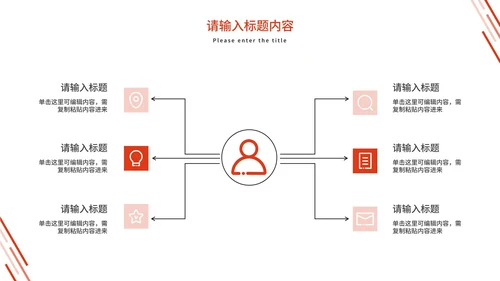 橙色简约商务工作总结PPT模板