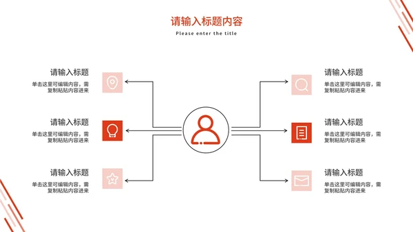 橙色简约商务工作总结PPT模板