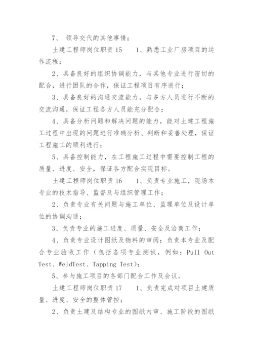 土建工程师岗位职责.docx