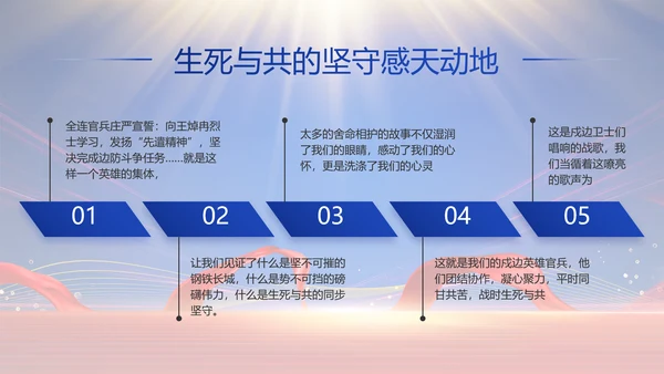 蓝色大气基层党建廉政述职报告PPT