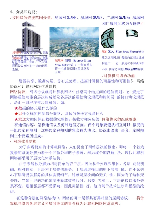 计算机基础习题复习知识点(1).docx