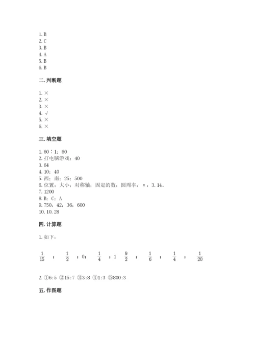 人教版六年级上册数学期末测试卷完美版.docx
