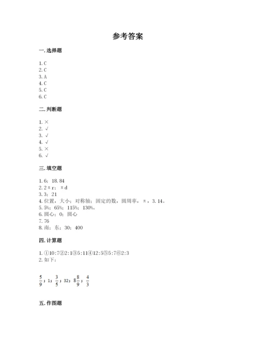 人教版小学六年级上册数学期末测试卷审定版.docx
