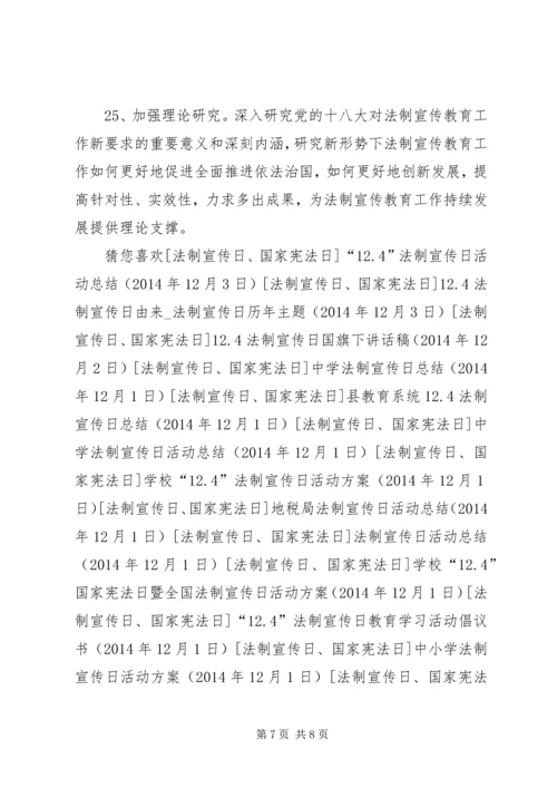 全国普法依法治理工作要点二.docx