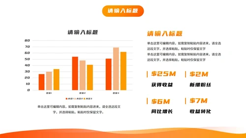简约商务流体活力工作汇报PPT模板