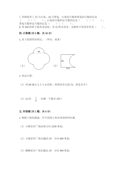 小学数学六年级上册期末测试卷附完整答案【全优】.docx