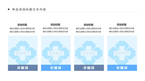 蓝色大气医疗医生护理工作汇报PPT模板