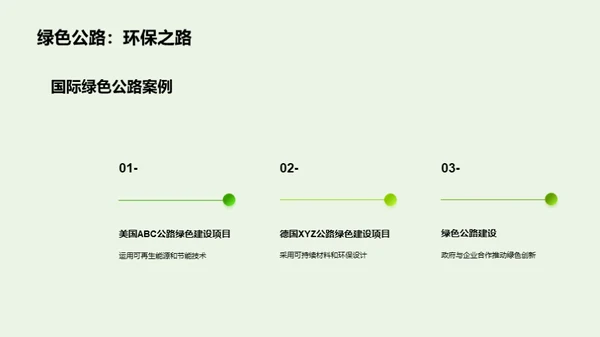 绿色行程：公路之变革