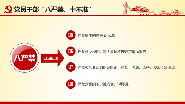 微党课坚持党员标准争做合格党员PPT模板