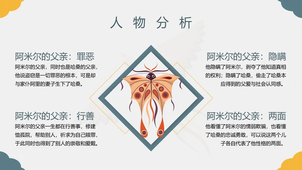 《追风筝的人》名著导读好书PPT模板