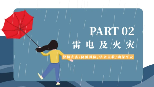 自然灾害应急预案自救安全教育通用PPT模板
