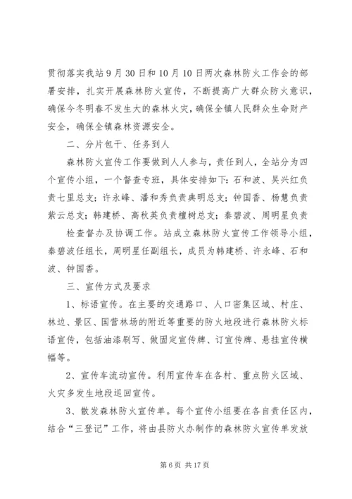 雨敞坪镇森林防火现场扑救方案.docx