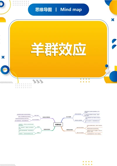 羊群效应知识分享思维导图