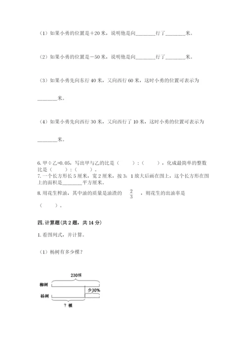 人教版六年级下册数学期末测试卷及答案一套.docx