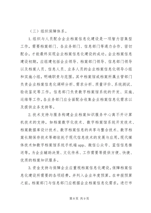 企业档案信息化战略思考.docx