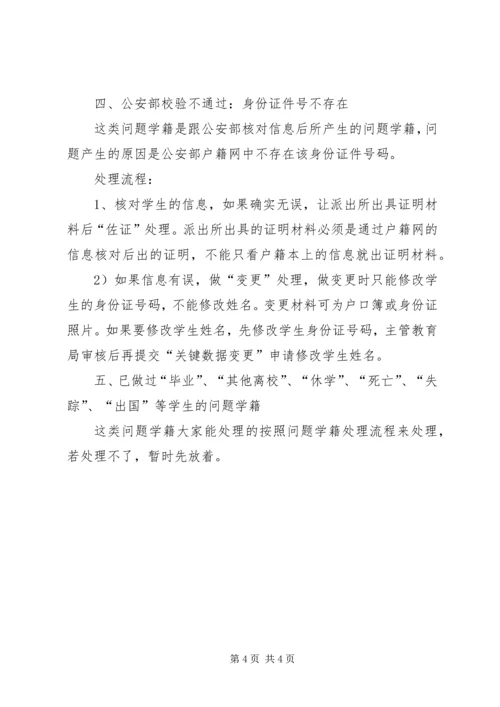 各类问题学籍的处理方法.docx