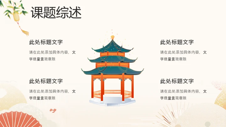 古典文学专业开题报告毕业答辩通用PPT模版