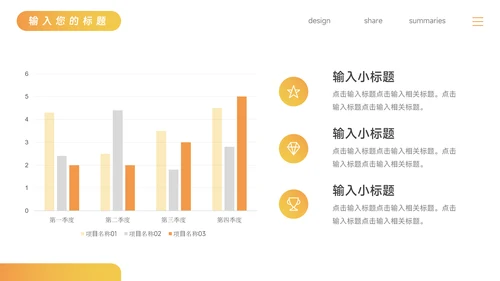 黄色时尚渐变个人述职报告PPT模板