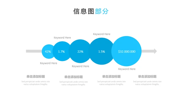 蓝色简洁创意设计公司简介商务PPT模板