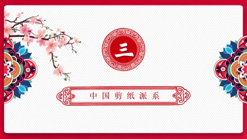 中国传统文化剪纸舞狮通用PPT模板