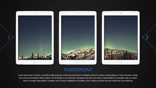 我们的征程是星辰大海IPAD平板电脑通用PPT模板