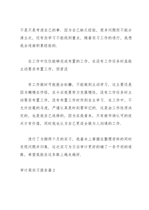 有关审计局实习报告4篇.docx