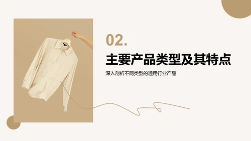 橙色摄影风通用行业产品介绍PPT模板