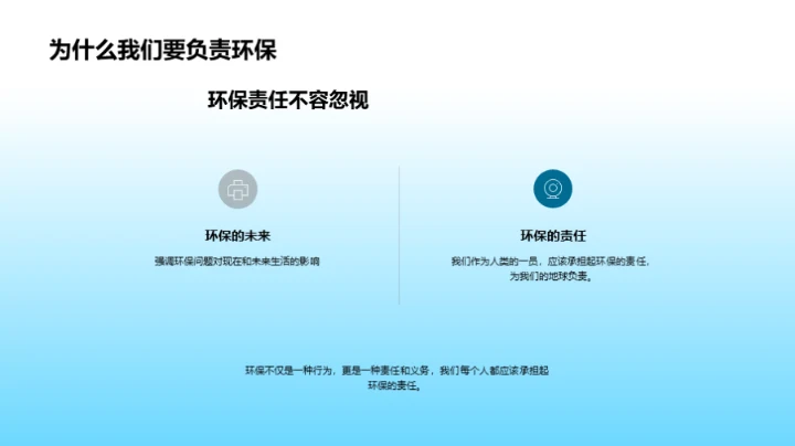 绿色生活，我行我素