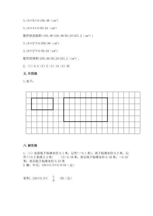 人教版六年级下册数学期末测试卷学生专用.docx