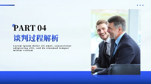 企业商务谈判沟通技巧培训PPT模板