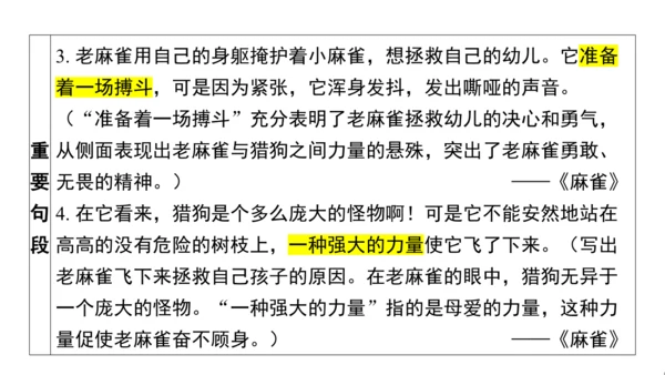 统编版语文四年级上册第五 六单元核心知识梳理课件