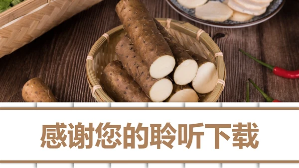 养生山药绿色原生态农业山药种植工作PPT模板