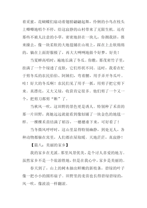 关于家乡的作文500字.docx