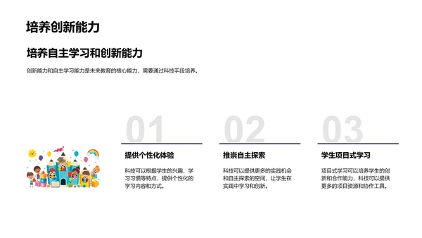 科技影响下的教育变革PPT模板