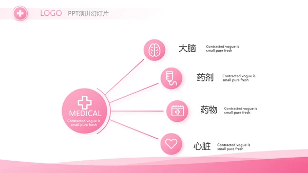 粉色简约关爱女性健康工作总结汇报动态PPT