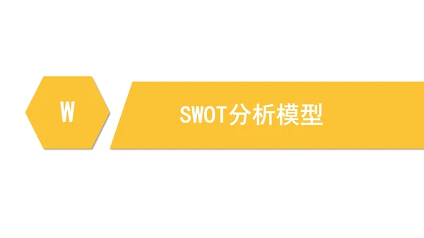 简约商务企业数据SWOT分析PPT模板