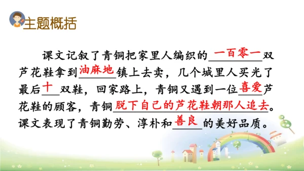 21《芦花鞋》课件