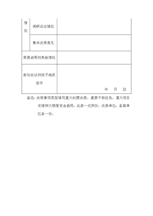 xx高级中学“三重一大”事项集体决策制度