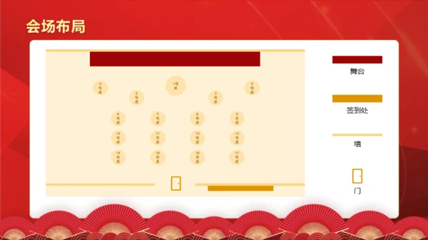 红色商务风年会活动策划PPT模板