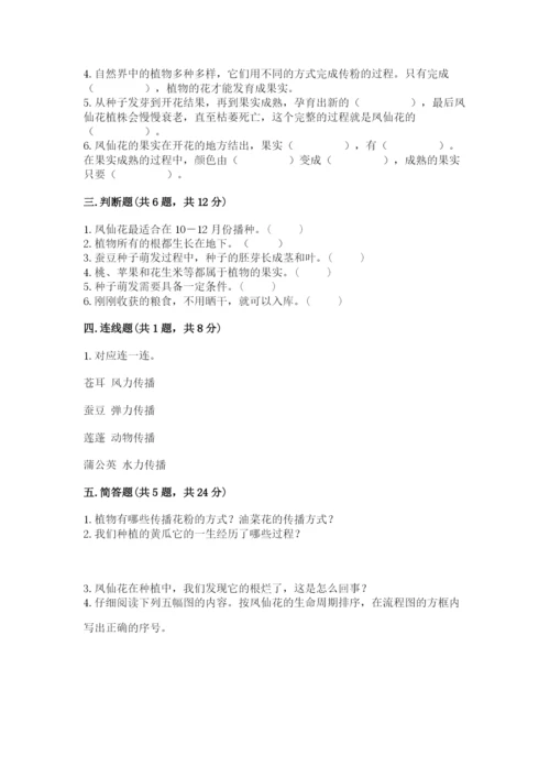 科学四年级下册第一单元《植物的生长变化》测试卷1套.docx