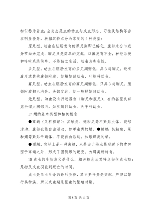 昆虫学学习感受 (3).docx