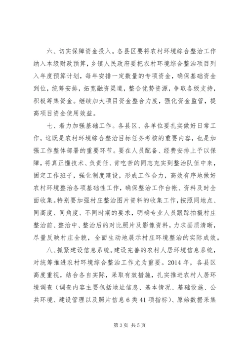 全市农村环境综合整治工作要点.docx