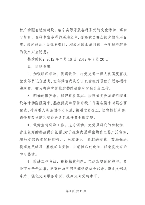 村党员个人整改措施计划.docx