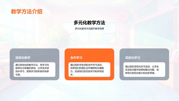 教育合作新模式PPT模板