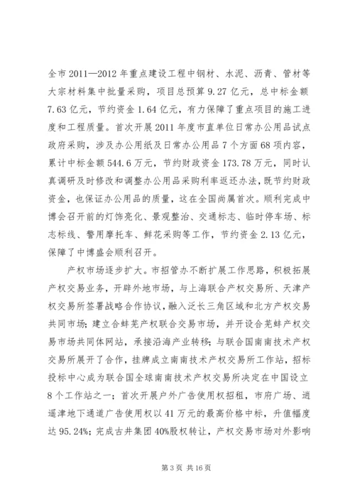 招管办工作总结及下年计划.docx